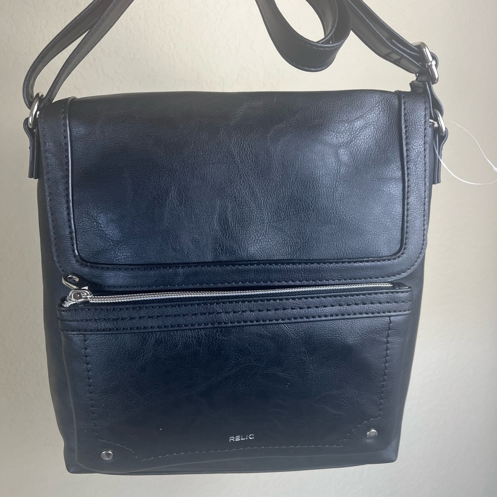 Relic Black Crossbody Bag